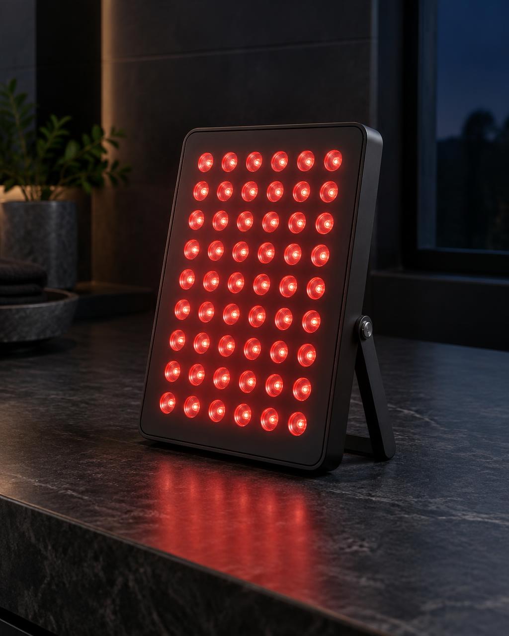 Illustrative concept of Compact Red & Near-Infrared Light Panel; product specification unconfirmed