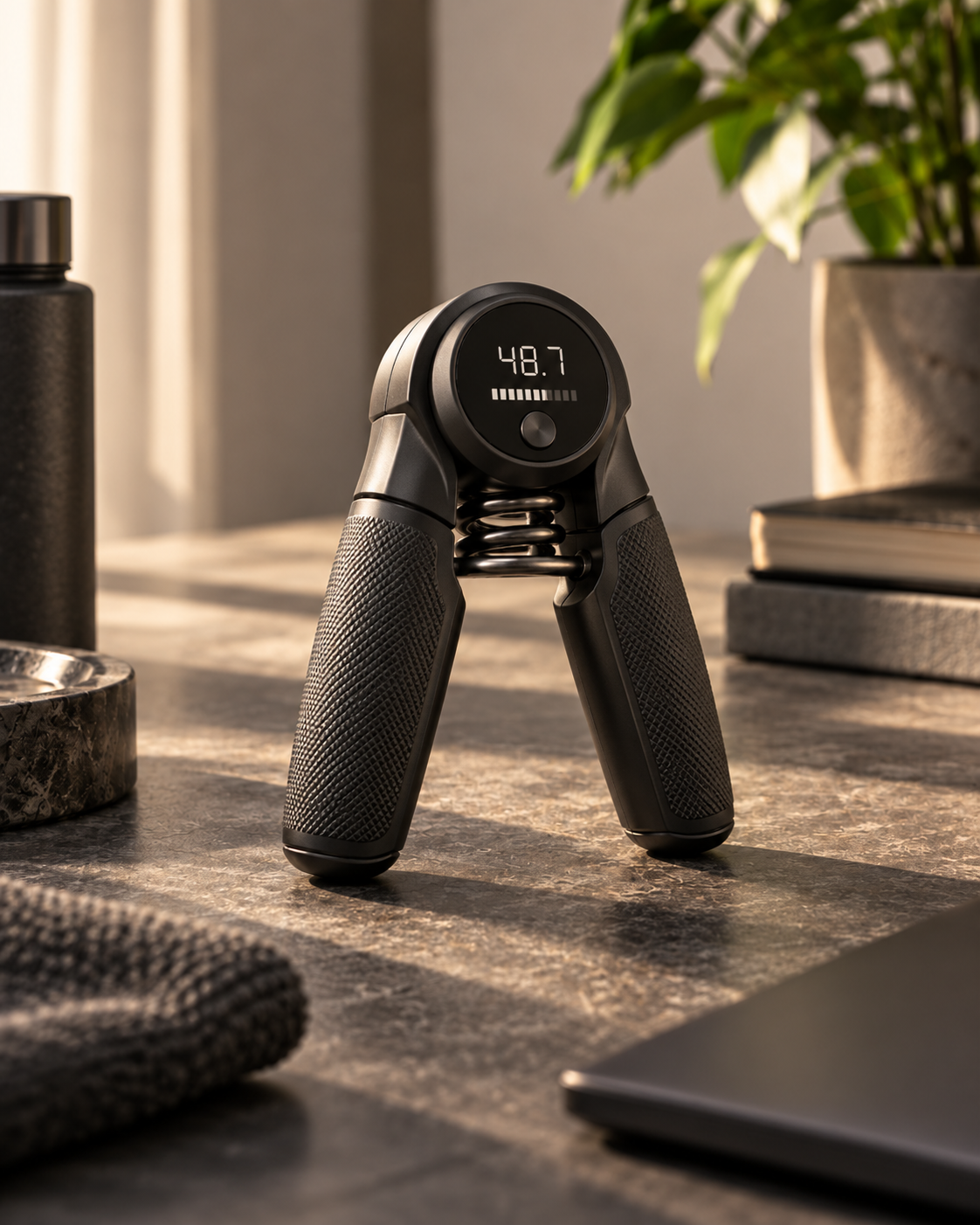 Illustrative concept of Digital Grip Strength Trainer; product specification unconfirmed