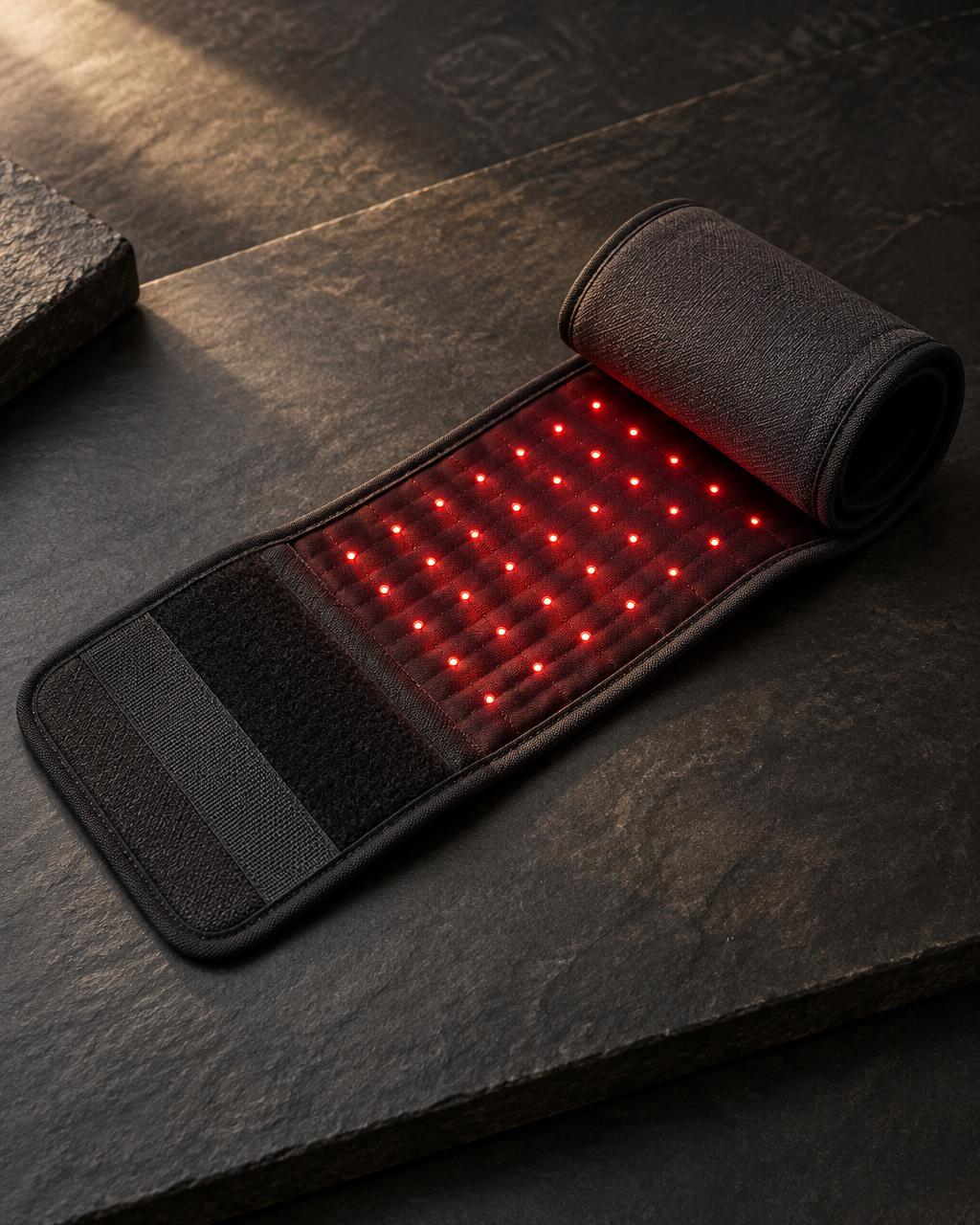 Illustrative concept of Flexible Red Light Body Wrap; product specification unconfirmed