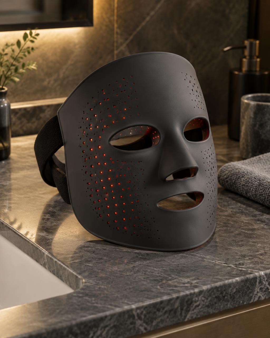 Illustrative concept of Flexible Red Light Face Mask; product specification unconfirmed