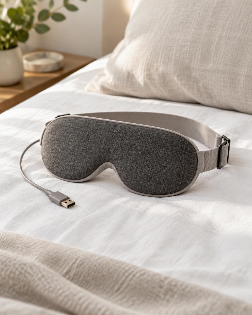 Illustrative concept of Heated Eye Relaxation Mask; product specification unconfirmed